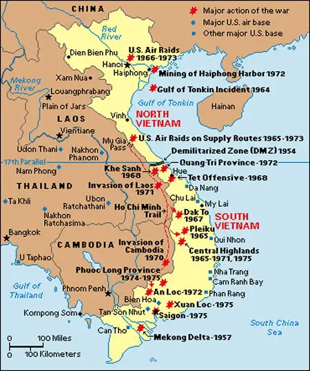 trh rozdělovač předmluva vietnam war battles map zprostředkující